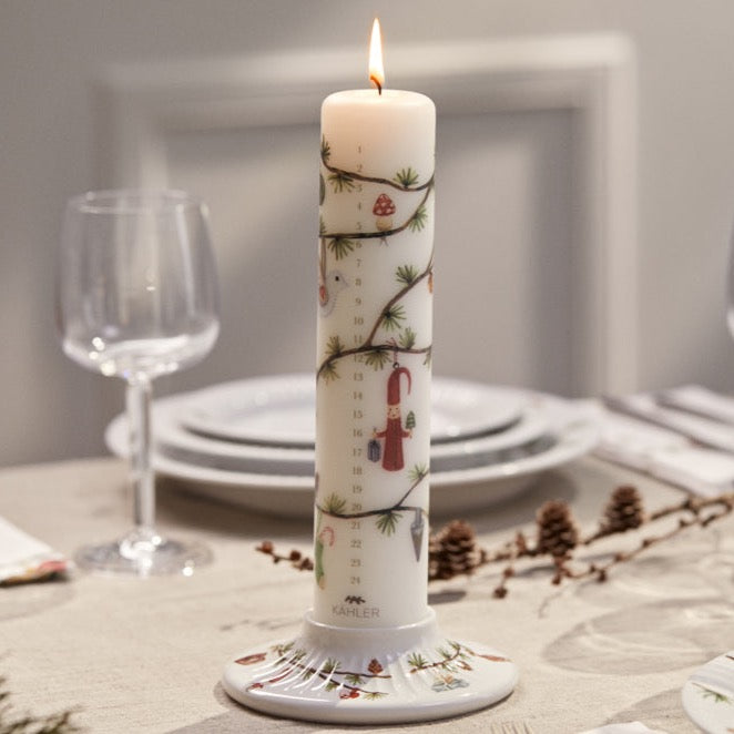 KÄHLER Blockkerzenhalter Hammershøi Christmas
