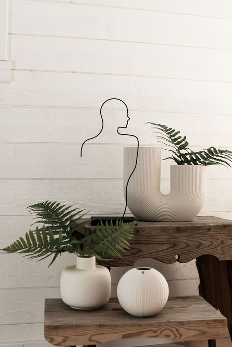 Vase Stravalla, Weiß