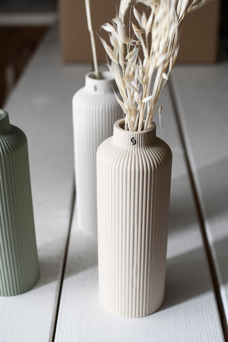 Vase Adala, Beige
