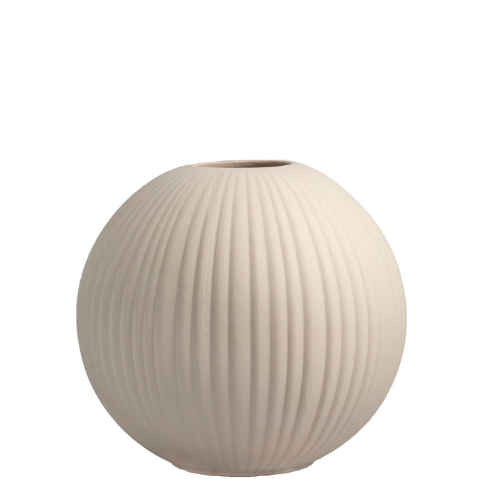 Vena Vase, Beige